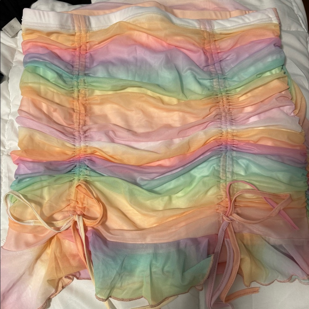 Rainbow skirt from SHEIN